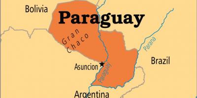 Capitale du Paraguay carte
